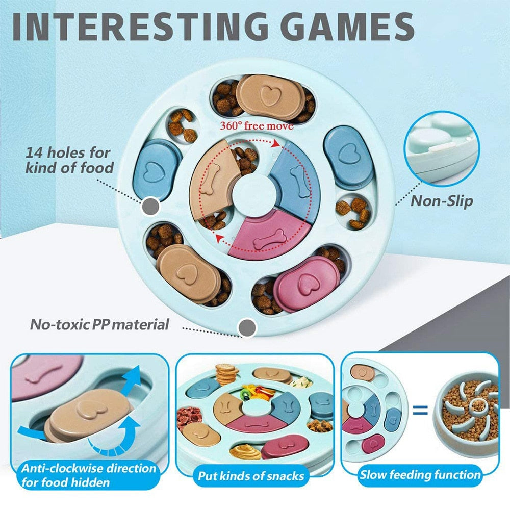 Interactive Dog Puzzle and Feeder