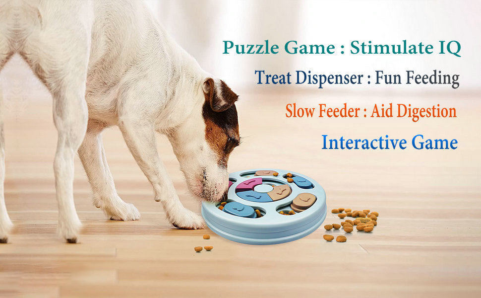 Interactive Dog Puzzle and Feeder
