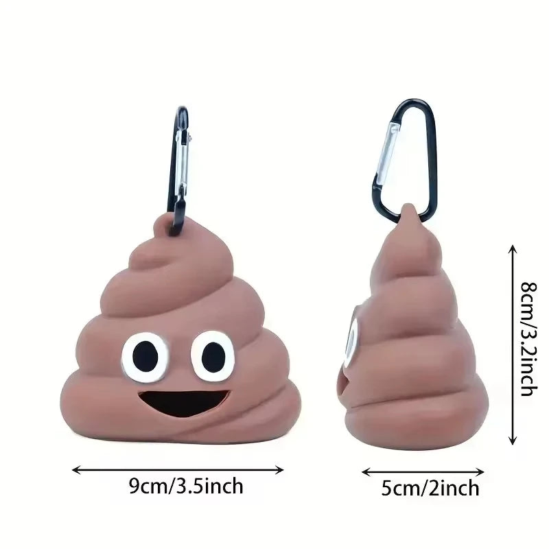 Poop Shaped Pet Poop Waste Bag Dispenser